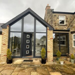 Example of Installing 24m² Dark Sputtered Neutral 25 Window Film at Private Residence in Newcastle upon Tyne