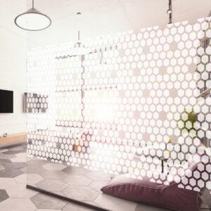 Frosted Honeycomb Window Film