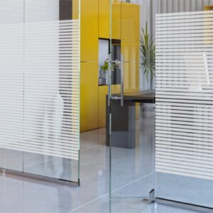 Frosted Lines Window Film